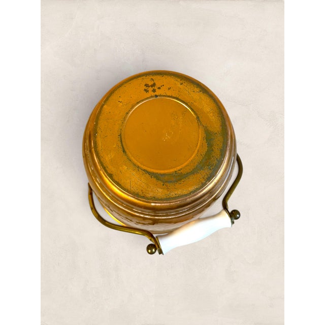 Antique English Hammered Copper Planter For Sale - Image 4 of 6