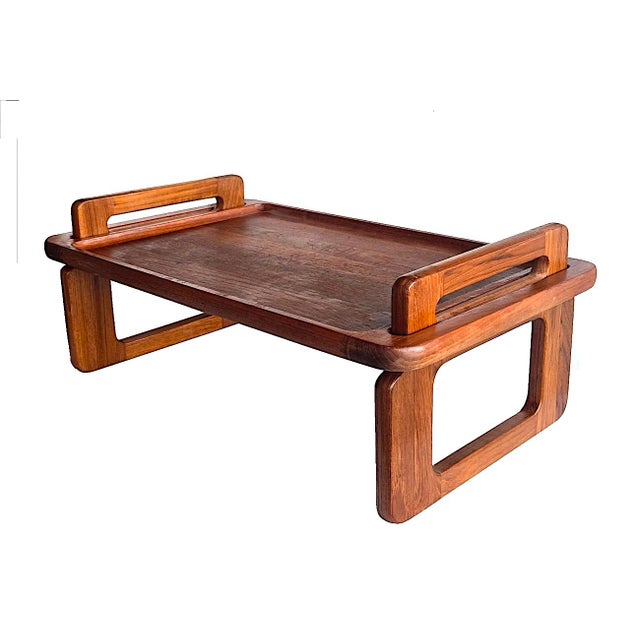 Vintage Teak Wood Breakfast/Laptop Tray Designed by Jens H. Quistgaard for Dansk For Sale - Image 9 of 11