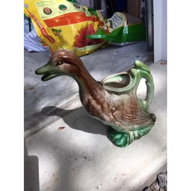 Majolica Duck Pitcher For Sale In Louisville - Image 6 of 10