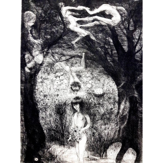 Edouard Goerg - Magic Jungle - Original Etching Paris, Le Gerbier, 1946 Edition of 340 Edouard Joseph Goerg ‘Edouard...