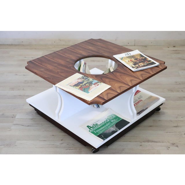 Vintage Square Coffee Table, 1970s For Sale - Image 10 of 12