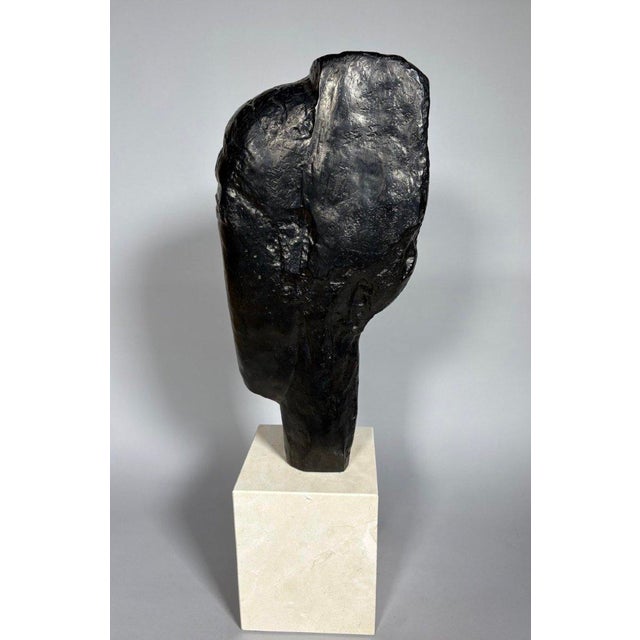 Mid 20th Century Amedeo Modigliani (1884-1920) Sculpture "Head of a Young Girl with Bangs" For Sale - Image 5 of 8