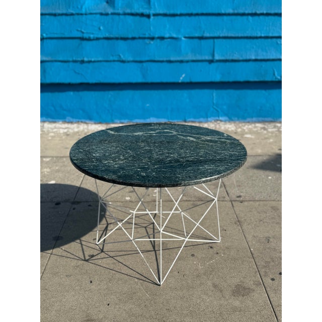 Contemporary Marble Accent Table For Sale - Image 9 of 9