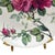 White 1990s Roy Kirkham English Rose Jumbo Teacup Saucers Bone China England 6.625" - Set of 4 For Sale - Image 8 of 12