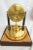 VTG Jeager Lecoultre Atmos 150th Anniversary Clock Gilt Brass Box & Glass Dome For Sale - Image 15 of 18