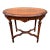 Antique Victorian Renaissance Revival 2 Tier Walnut Side End Table For Sale