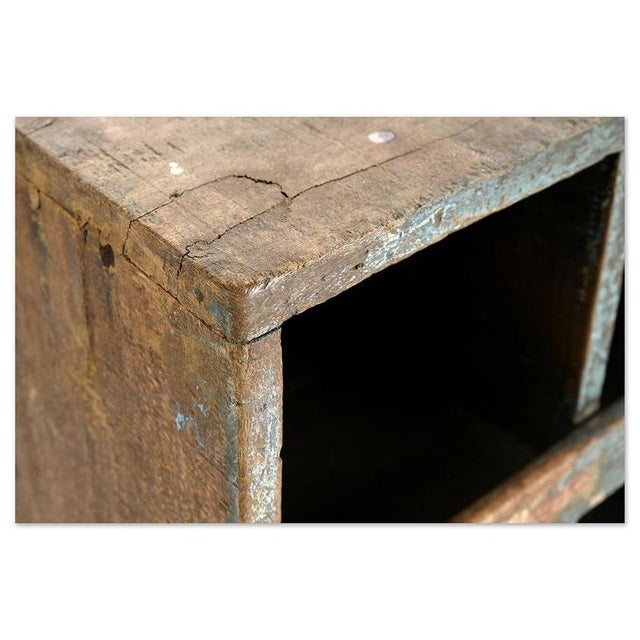 Workshop Furniture in Wood with 44 Compartments For Sale - Image 5 of 8