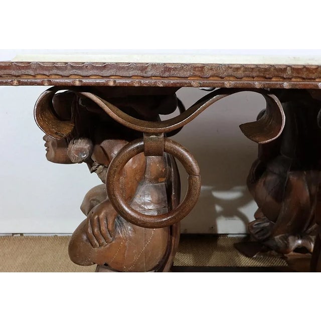 Wrought Iron & Marble Coffee Table by J.M Rothschild, 1950 For Sale - Image 16 of 18