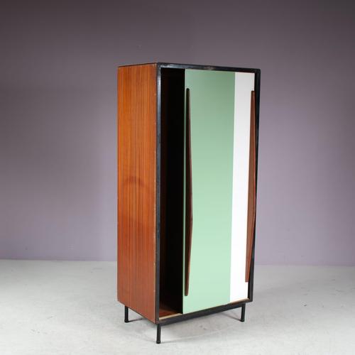 Vintage Wardrobe by Willy Van Der Meeren for Tubax, Belgium, 1952 For Sale - Image 10 of 13