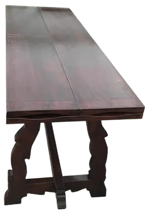 Antique Walnut Dining Table, 1880s