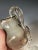 Rare Antique Mercury Glass Pitcher New England / Boston Sandwich Applied Handle For Sale - Image 6 of 11