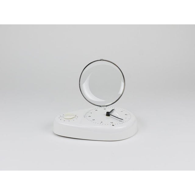 Mid-Century Modern White Wall Clock & Timer by Max Bill for Junghans, Germany, 1950s For Sale - Image 12 of 16