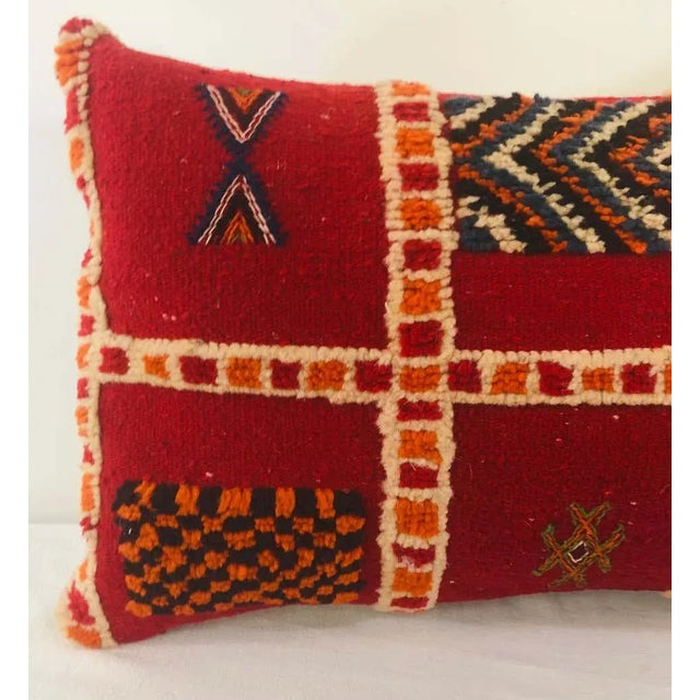 Tribal Wool Vintage Kilim Cushions, a Pair For Sale - Image 4 of 10