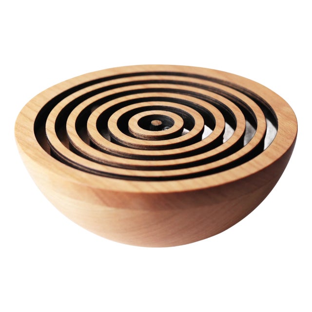 Naef Sphaera Sphere Ball Maze Toy Game Puzzle Labyrinth Cherry Wood Designed by Sarah Ahart & Bryanna Dering For Sale