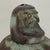 Burnt Umber A Pair of Exquisite Vintage Hand-Forged Tin Canopy Jars Duamutf (Jackal) and Kebekhsenuf (Falcon) For Sale - Image 8 of 15