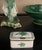 Small hand-painted porcelain lidded box made by Herend in Hungry in the mid 20th century. The pattern is "Chinese Bouquet...