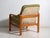 Wood Vintage Lounge Chair in Green For Sale - Image 7 of 8