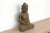16" Tall Lotus Seat Stone Buddha For Sale In Los Angeles - Image 6 of 9