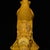 Late 20th Century Pair of Large Chinese Yellow Glazed Porcelain Turtle & Crane Candlesticks For Sale - Image 5 of 9