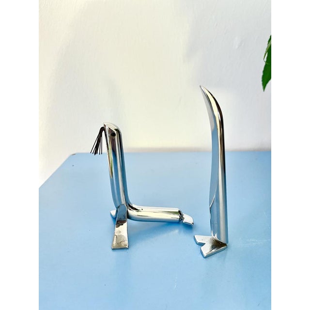 Vintage Steel Seal & Penguin, Italy, 1970s, Set of 2 For Sale - Image 6 of 10