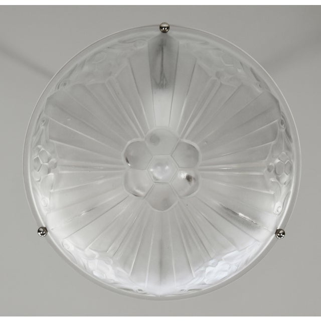 A French Art Deco Pendant Light by Sonover - 1930 France For Sale - Image 10 of 11