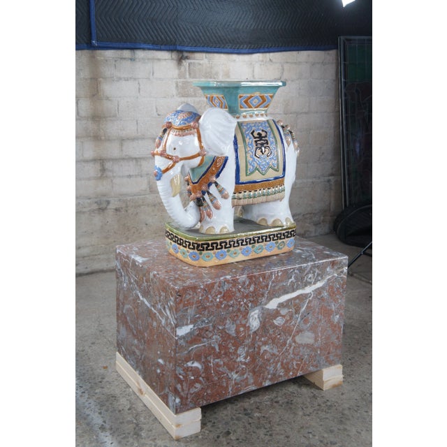 Italian Minimalist Marble Plinth Sculpture Statue Display Pedestal Stand MCM 26" For Sale - Image 10 of 12