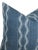Modern Zanzibar Indigo Blue Linen Pillow Cover For Sale - Image 3 of 5