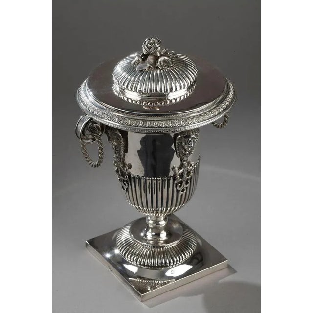 First Empire Egyptian Style Silver Candy Dish For Sale - Image 5 of 12
