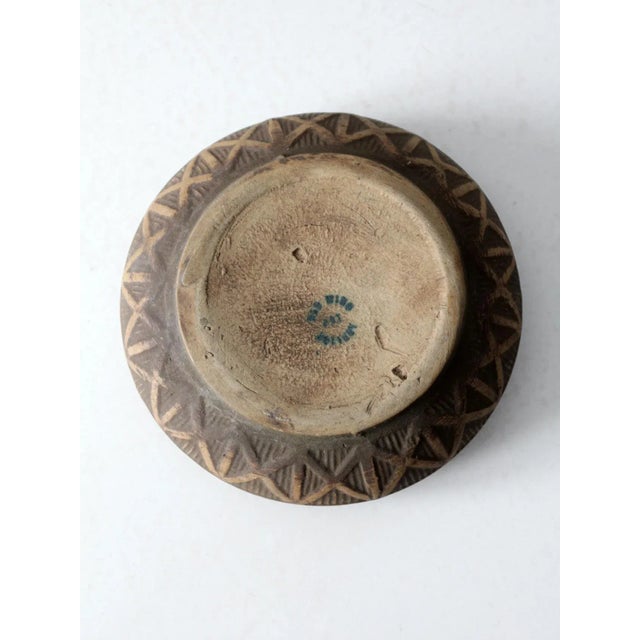 Antique Red Wing Brushware Bowl For Sale - Image 9 of 12