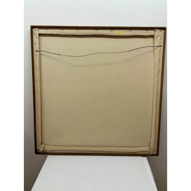 Robert Devee (1940-2017) Impressionist Landscape With Two Girls in a Courtyard Garden Painting For Sale - Image 4 of 5