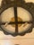 Early 1900’s Steuben Calcite Flushmount With Acid Cut Iridescent Shade Supported by Cast Brass Hardware For Sale In Milwaukee - Image 6 of 6