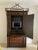 1980s Mahogany and Rattan Armoire For Sale - Image 10 of 12