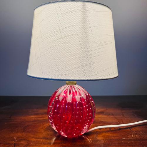 Vintage Murano Glass Table lamp This stunning vintage Murano glass table lamp is a timeless design and is both a...