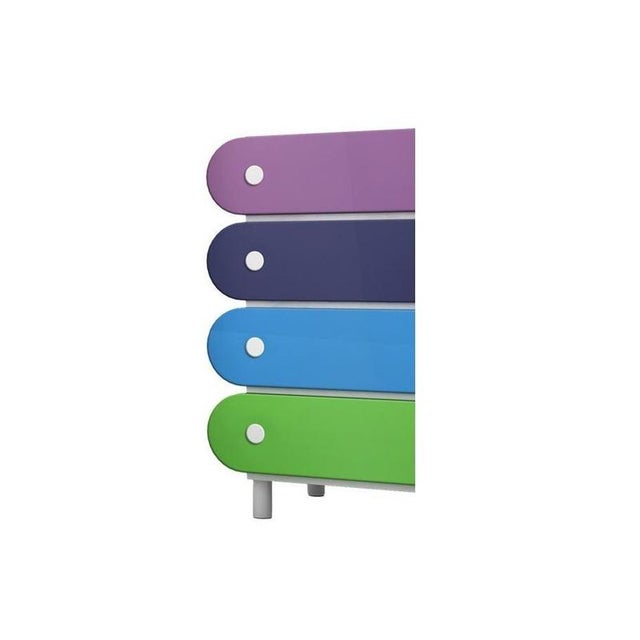 Small Wardrobe in Powder-Coated Aluminum by Altreforme For Sale - Image 6 of 6