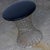 Mid 20th Century Mid-20th Century MCM Stool Manner of Warren Platner Chrome Wire Base and Black Vinyl Seat For Sale - Image 5 of 18
