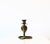 A substantial metal cobra snake candlestick holder with gold gilt skin, circa early-20th century. Also great as a...