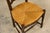 Antique French Louis XVI Style Ladder Back Walnut Dining Chairs W/ Rush Seats - Set of 8 For Sale - Image 9 of 18