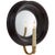 Chapman & Myers for Visual Comfort Signature Chelsea Medium Reflection Sconce in Tudor Brown For Sale
