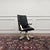 Black Large Classic English White Chesterfield Office Chair For Sale - Image 8 of 8