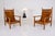 Brutalist Armchairs in Oak and Cognac Leather, 1950s, Set of 2 For Sale - Image 9 of 11