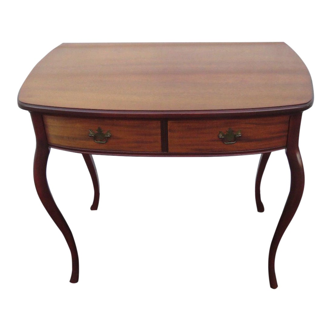 Early 1900s Small Writing Desk Vanity Table By Paines Furniture