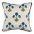 Schumacher Saranda Flower 20" Pillow in Royal For Sale