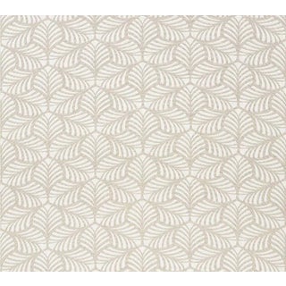 Schumacher Sonia Ii Indoor & Outdoor Fabric in Natural For Sale