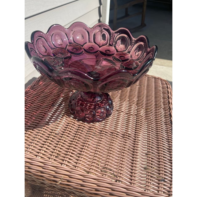 Mid 19th Century Le Smith Moon & Stars Compote For Sale - Image 4 of 7