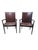 Rare set of four 1960s high chairs designed by Danish designer Kai Lyngfeldt Larsen and manufactured by Søren Willadsen in...