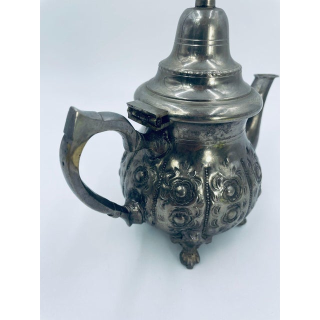 Vintage Moroccan Teapot, 1972 For Sale - Image 11 of 14