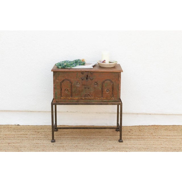 19th Century Teak Cash Box End Table For Sale - Image 11 of 11