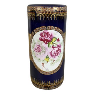 Venetian Lagoon Limoges Porcelain Vase, 1960s For Sale