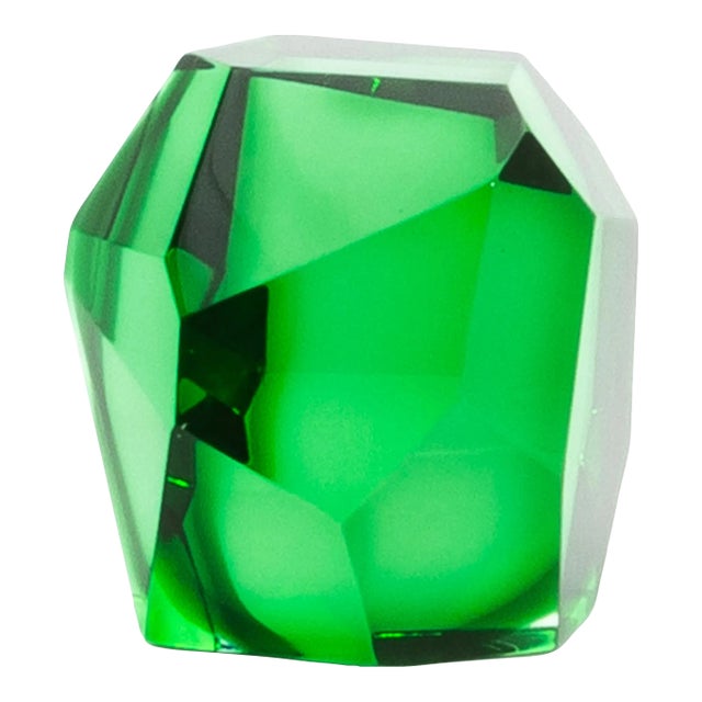 Hand-Blown Murano Diamond Sculpture For Sale