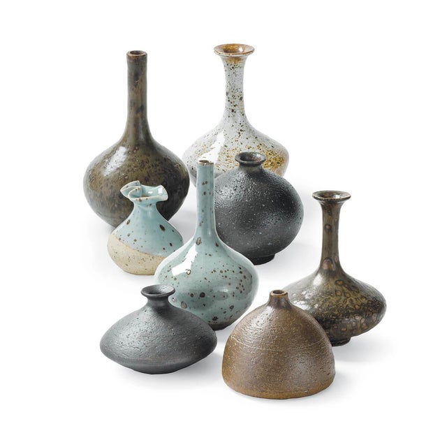 Regina Andrew Porcelain Bud Vases - Set of 8 For Sale In Detroit - Image 6 of 6